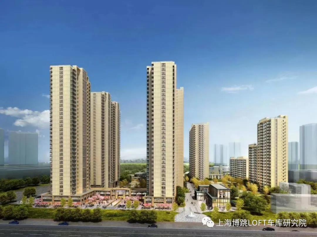 大渡口采用了LOFT车库武汉当代集团春风十里项目现已结构封顶！